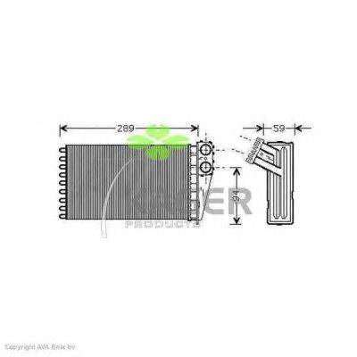 Теплообменник, отопление салона KAGER 32-0326