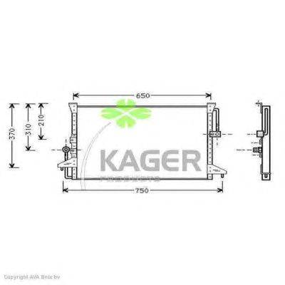 Конденсатор, кондиционер KAGER 94-5350