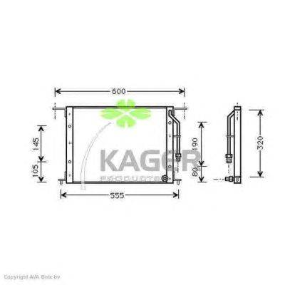 Конденсатор, кондиционер KAGER 94-5773