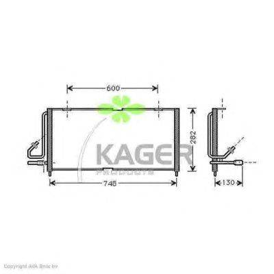 Конденсатор, кондиционер KAGER 94-5900