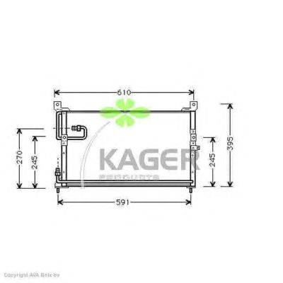 Конденсатор, кондиционер KAGER 94-6080