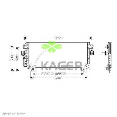 Конденсатор, кондиционер KAGER 94-6082