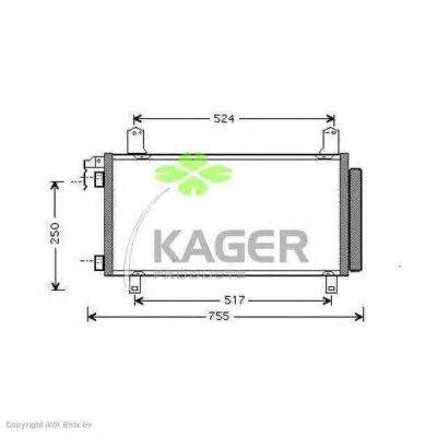 Конденсатор, кондиционер KAGER 946113