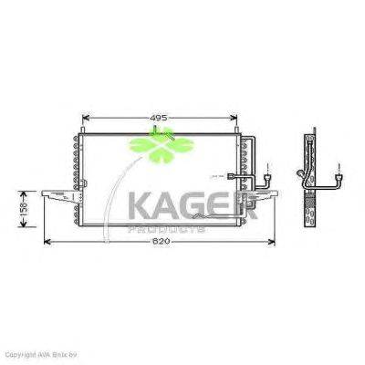 Конденсатор, кондиционер KAGER 94-6273