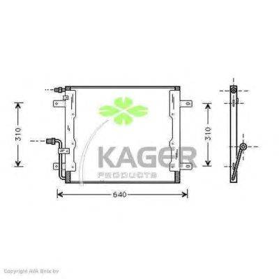 Конденсатор, кондиционер KAGER 946370