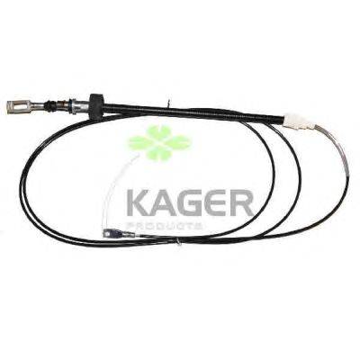 Трос, стояночная тормозная система KAGER 19-6284