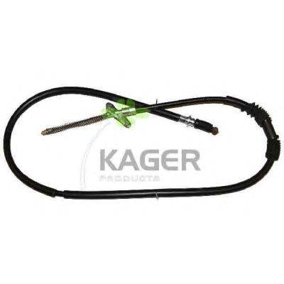 Трос, стояночная тормозная система KAGER 19-6384