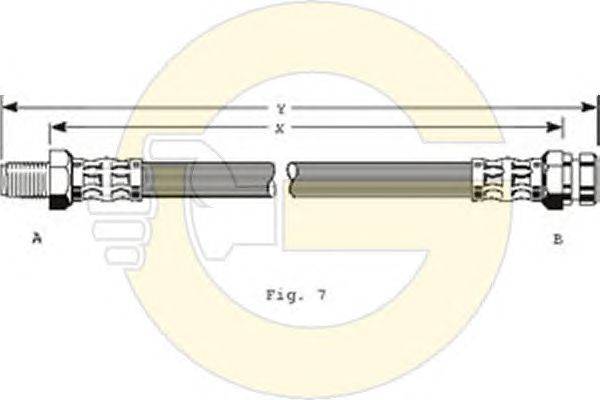 Тормозной шланг GIRLING 9002317