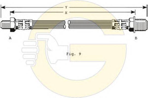 Тормозной шланг GIRLING 9003182
