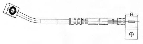 Тормозной шланг KAWE 513294