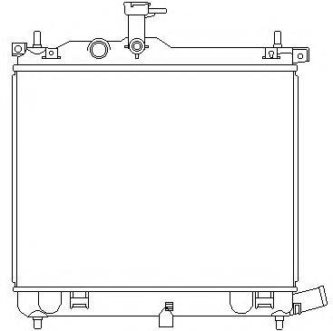 Радиатор, охлаждение двигателя J. DEUS 054M43