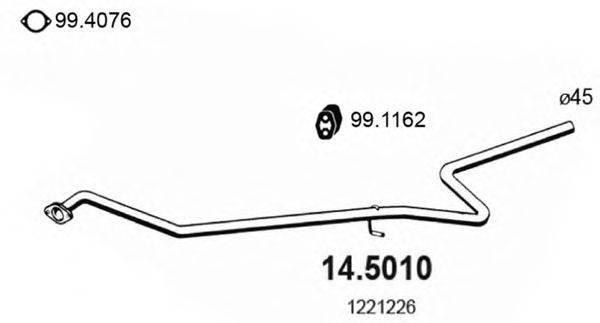 Труба выхлопного газа ASSO 14.5010