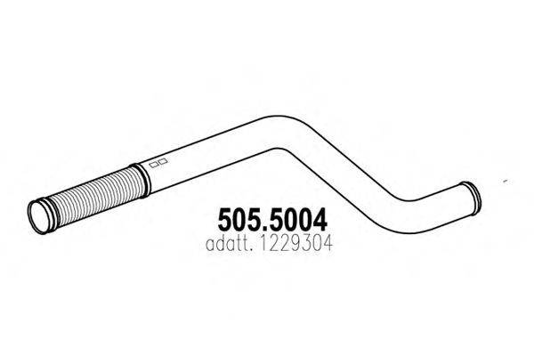 Труба выхлопного газа ASSO 505.5004