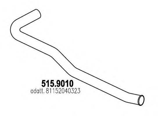 Труба выхлопного газа ASSO 515.9010