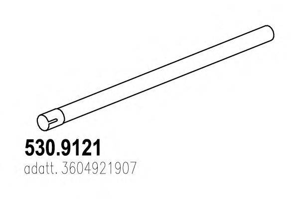 Труба выхлопного газа ASSO 530.9121