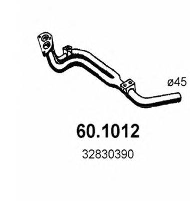 Труба выхлопного газа ASSO 601012