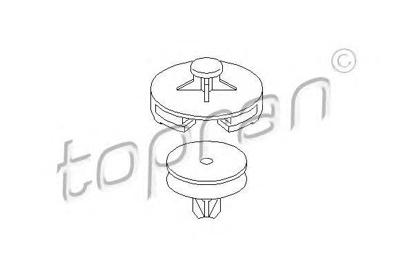 Пружинный зажим TOPRAN 111508