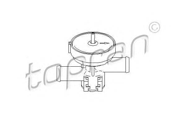 Регулирующий клапан охлаждающей жидкости TOPRAN 207 465