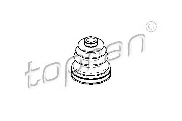 Пыльник, приводной вал TOPRAN 501599