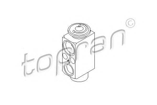 Расширительный клапан, кондиционер TOPRAN 501 547