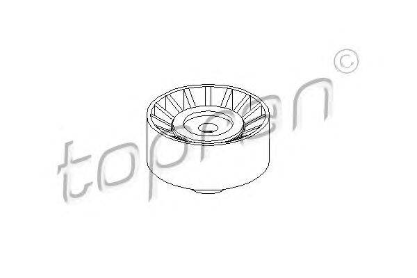 Натяжной ролик, поликлиновой  ремень TOPRAN 304 110