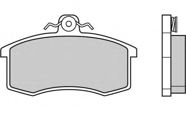 Комплект тормозных колодок, дисковый тормоз E.T.F. 20789