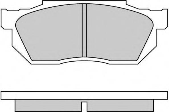 Комплект тормозных колодок, дисковый тормоз AP LP720
