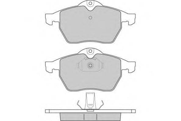 Комплект тормозных колодок, дисковый тормоз E.T.F. 12-0692