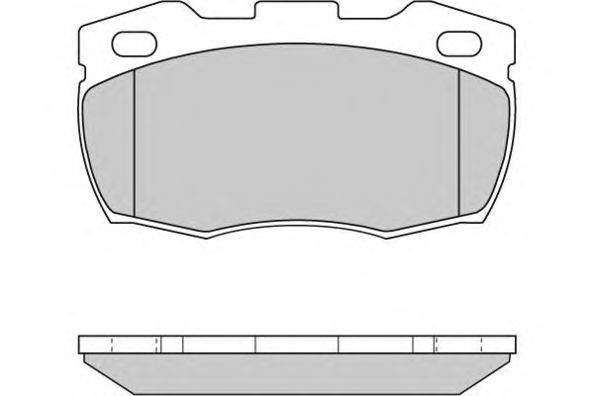 Комплект тормозных колодок, дисковый тормоз E.T.F. 120717