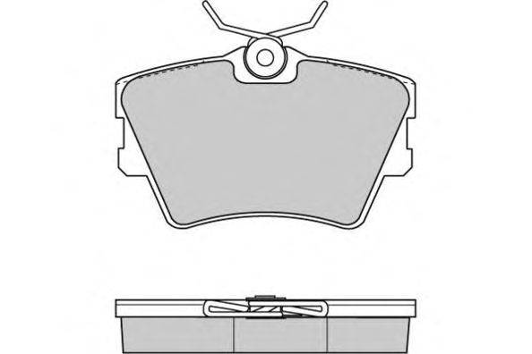 Комплект тормозных колодок, дисковый тормоз E.T.F. 12-0724