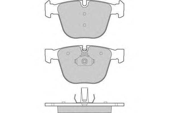 Комплект тормозных колодок, дисковый тормоз E.T.F. 23309