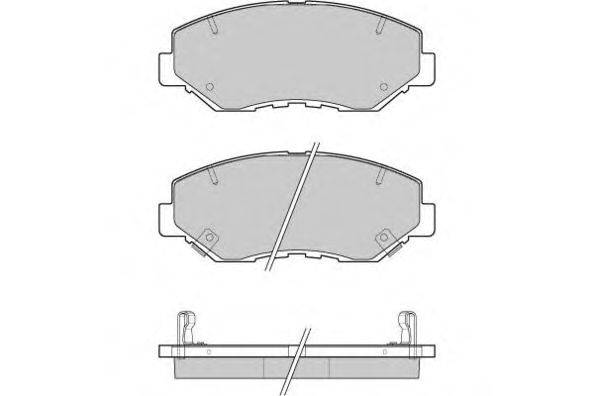 Комплект тормозных колодок, дисковый тормоз E.T.F. 12-1117