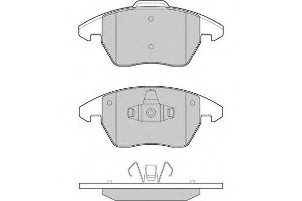 Комплект тормозных колодок, дисковый тормоз E.T.F. 12-1174