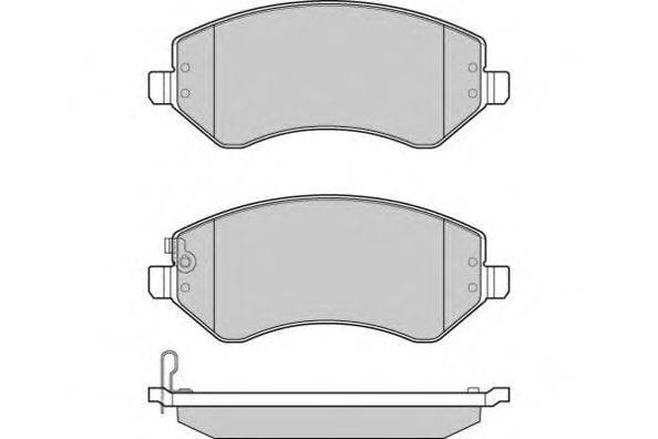 Комплект тормозных колодок, дисковый тормоз E.T.F. 12-1221