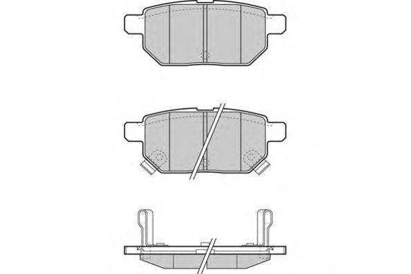Комплект тормозных колодок, дисковый тормоз E.T.F. 24610