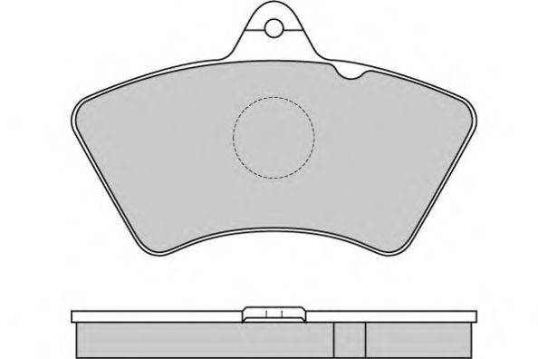 Комплект тормозных колодок, дисковый тормоз E.T.F. 12-5260