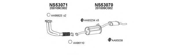 Система выпуска ОГ VENEPORTE 530062