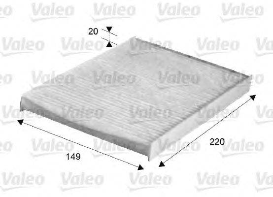 Фильтр, воздух во внутренном пространстве VALEO 716047