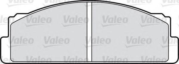 Комплект тормозных колодок, дисковый тормоз VALEO 20647