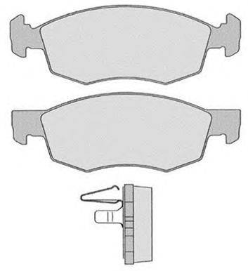 Комплект тормозных колодок, дисковый тормоз RAICAM 41103