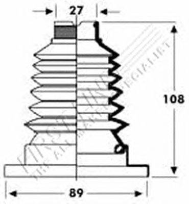 Пыльник, приводной вал FIRST LINE FCB2802