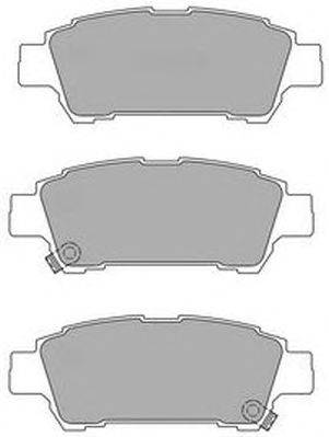 Комплект тормозных колодок, дисковый тормоз FREMAX FBP-1543