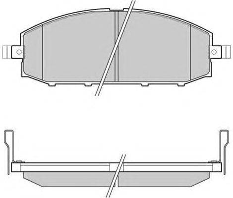Комплект тормозных колодок, дисковый тормоз FREMAX FBP-1687