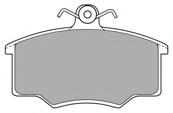 Комплект тормозных колодок, дисковый тормоз FREMAX 20574