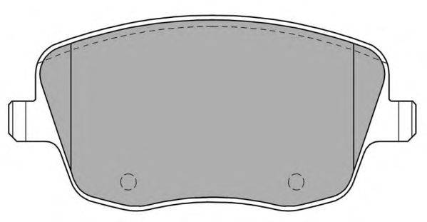 Комплект тормозных колодок, дисковый тормоз FREMAX 23581