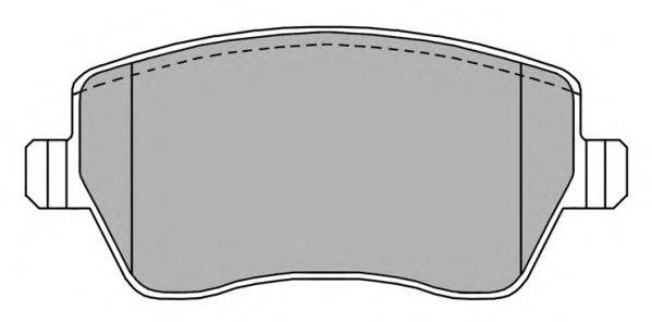 Комплект тормозных колодок, дисковый тормоз FREMAX 23973