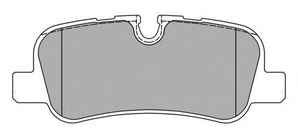 Комплект тормозных колодок, дисковый тормоз FREMAX FBP1567