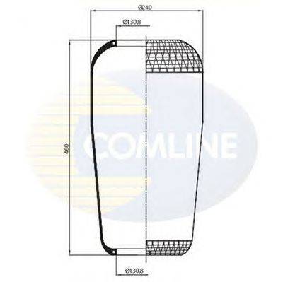 Кожух пневматической рессоры COMLINE CAS9002