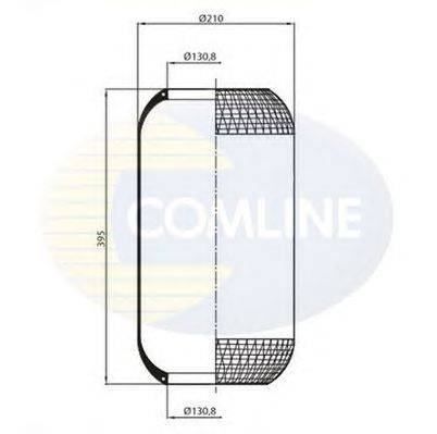 Кожух пневматической рессоры COMLINE CAS9003