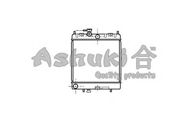 Радиатор, охлаждение двигателя ASHUKI N651-10
